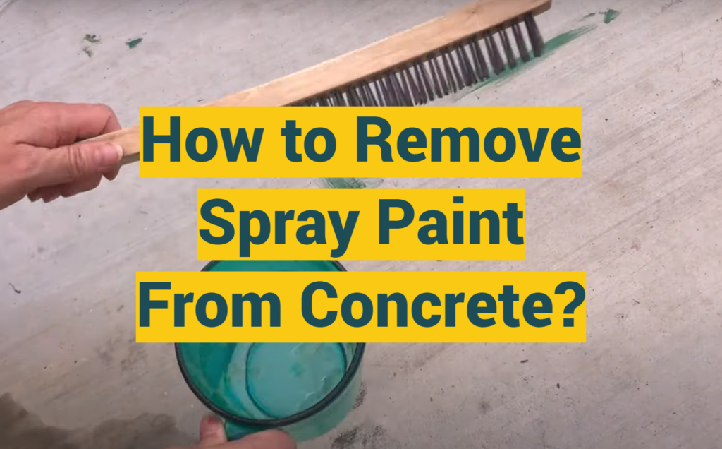 How to Remove Spray Paint From Concrete? ProfyPainter