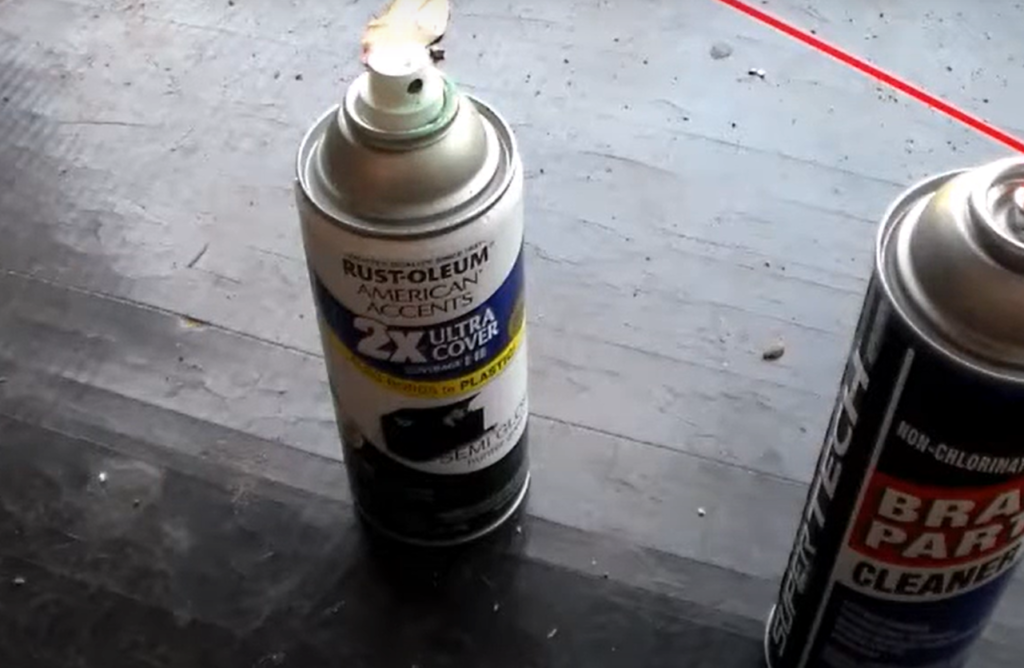 What's the best way to clean spray paint nozzles?