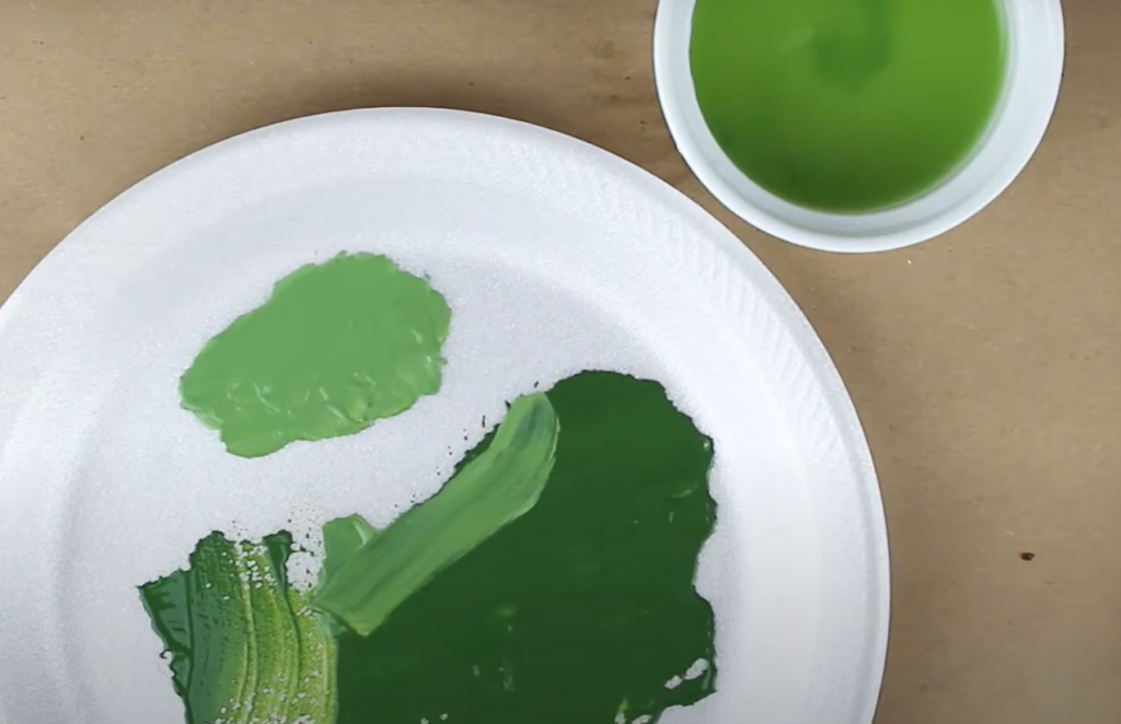 How To Mix Sage Green Color Using Pigments