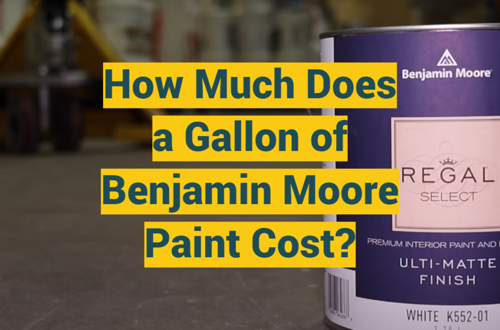 How Much Does a Gallon of Benjamin Moore Paint Cost? ProfyPainter