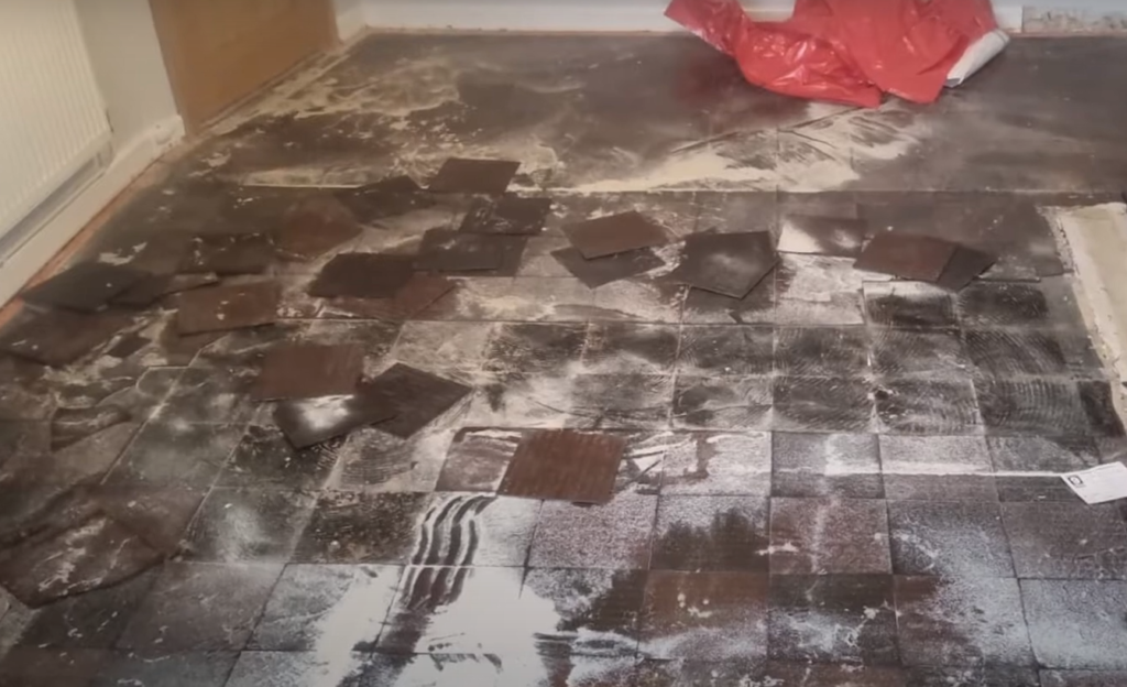 Are asbestos floor tiles toxic?